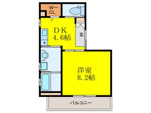 桜レジデンス宿院の物件間取画像